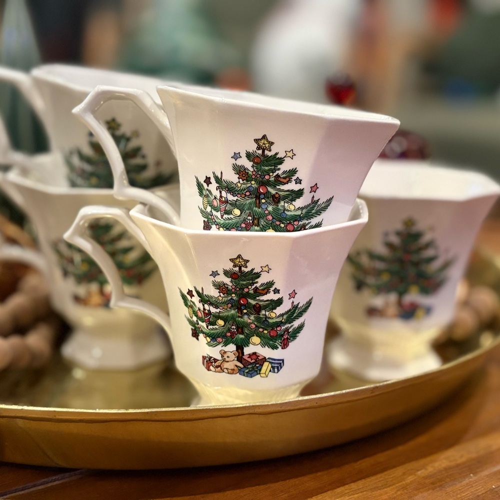 Nikko Christmastime Coffee/Tea Mugs Set of 5